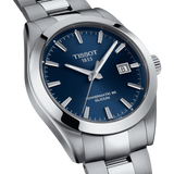 Tissot Gentlemen Powermatic 80 Silicium Blue Dial Silver Steel Strap Watch For Men - T127.407.11.041.00 Buy Now By Tissot