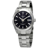 Tissot Gentleman Powermatic 80 Silicium Black Dial Silver Steel Strap Watch For Men - T127.407.11.051.00 Buy Now By Tissot