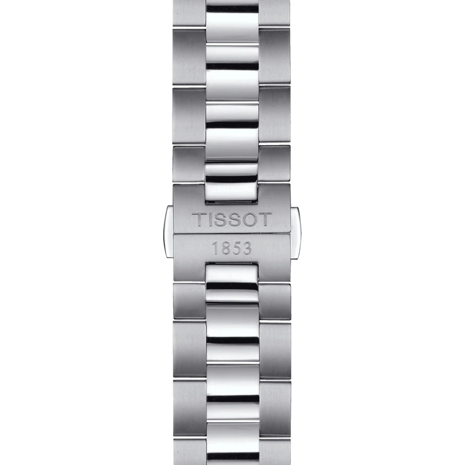 Tissot Gentleman Powermatic 80 Silicium Black Dial Silver Steel Strap Watch For Men - T127.407.11.061.01 Buy Now By Tissot