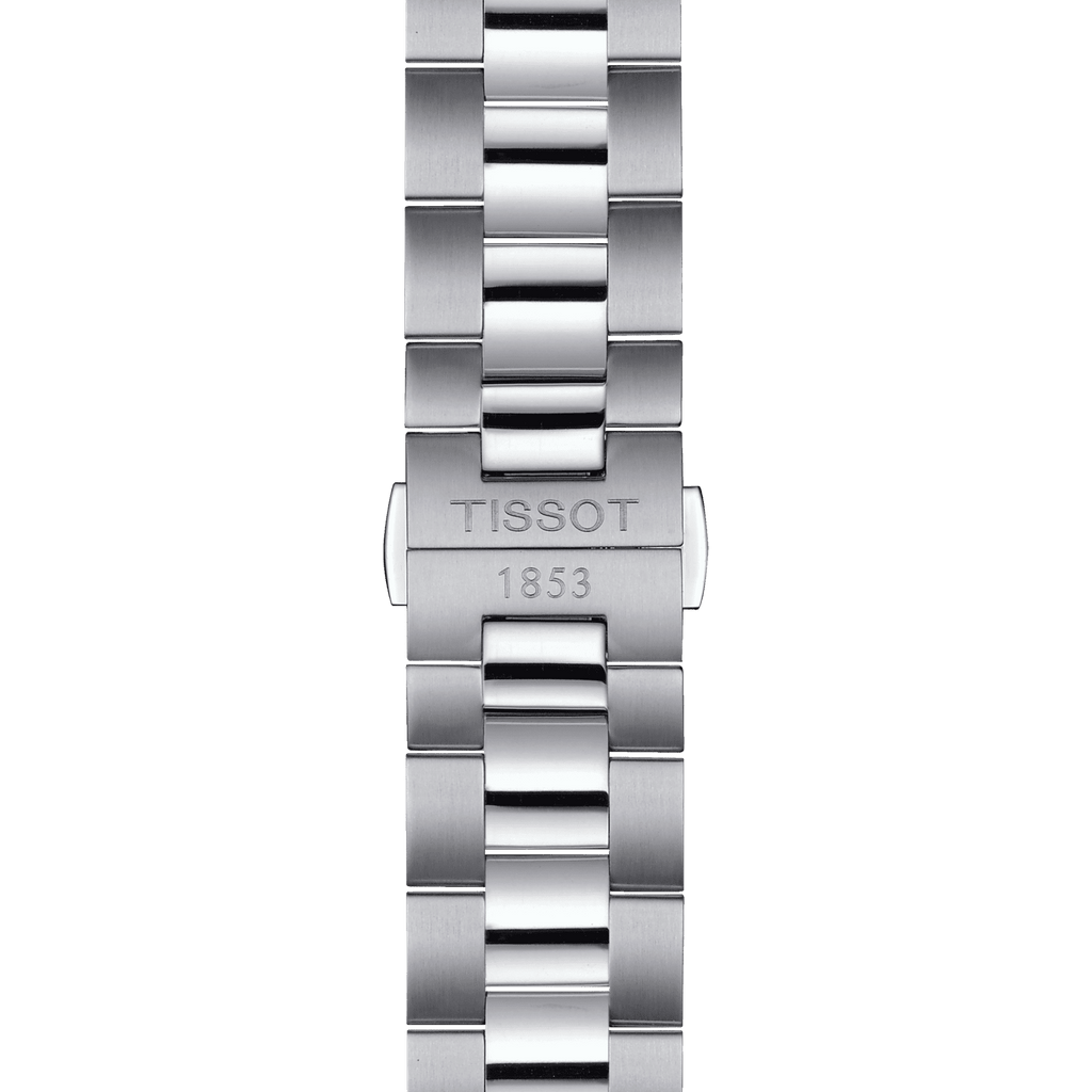 Tissot Gentleman Powermatic 80 Silicium Ice Blue Silver Steel Strap Watch For Men - T127.407.11.351.00 Buy Now By Tissot