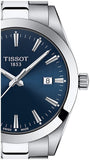 Tissot Gentleman Blue Dial Silver Steel Strap Watch For Men - T127.410.11.041.00 Buy Now By Tissot