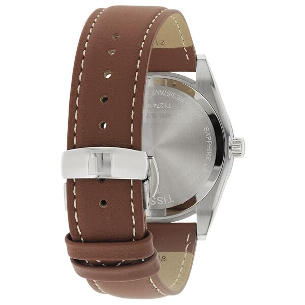 Tissot Gentleman Blue Dial Brown Leather Strap Watch For Men - T127.410.16.041.00 Buy Now By Tissot