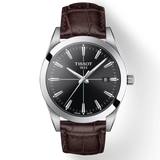 Tissot Gentlemen Black Dial Brown Leather Strap Watch for Men - T127.410.16.051.01 Buy Now By Tissot