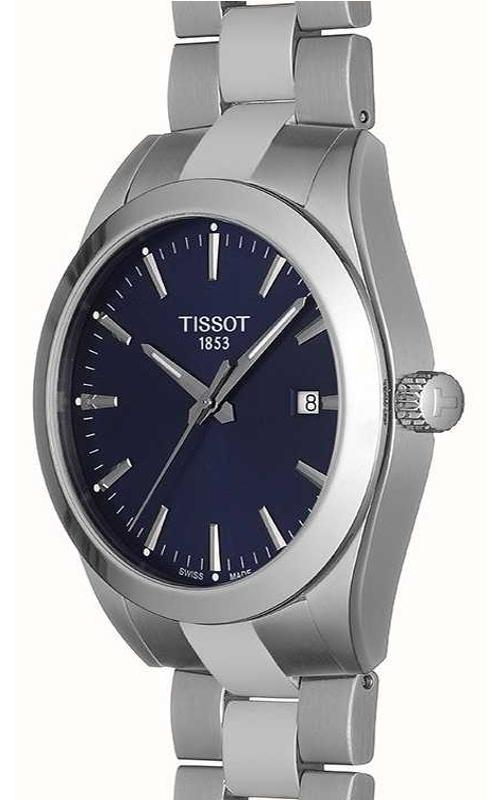 Tissot Gentleman Blue Dial Silver Steel Strap Watch For Men - T127.410.11.041.00 Buy Now By Tissot