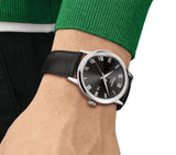 Tissot Everytime Medium Black Dial Black Leather Strap Watch For Men - T109.410.16.053.00 Buy Now By Tissot