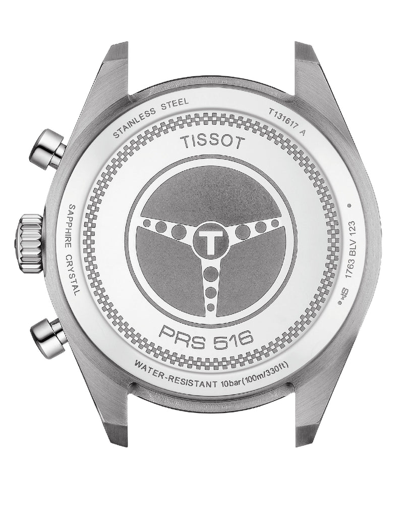 Tissot PRS 516 Chronograph Blue Dial Blue Steel Strap Watch for Men - T131.617.11.042.00 Buy Now By Tissot