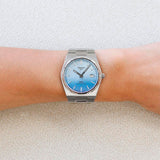 Tissot PRX Powermatic 80 Gradient Blue Dial Silver Steel Strap Watch for Men - T137.407.11.351.01