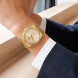 Tissot PRX Powermatic 80 Gold Dial Gold Steel Strap Watch for Men - T137.407.33.021.00 Buy Now By Tissot