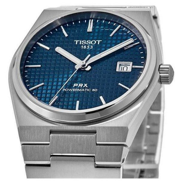 Tissot PRX Powermatic 80 Blue Dial Silver Steel Strap Watch for Men - T137.207.11.041.00 Buy Now By Tissot