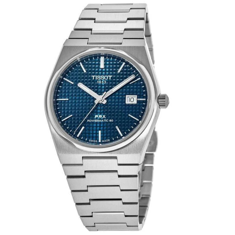 Tissot PRX Powermatic 80 Blue Dial Silver Steel Strap Watch for Men - T137.207.11.041.00 Buy Now By Tissot