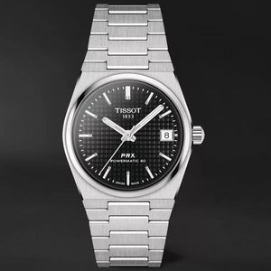Tissot PRX Powermatic 80 Black Dial Silver Steel Strap Watch for Men - T137.207.11.051.00 Buy Now By Tissot