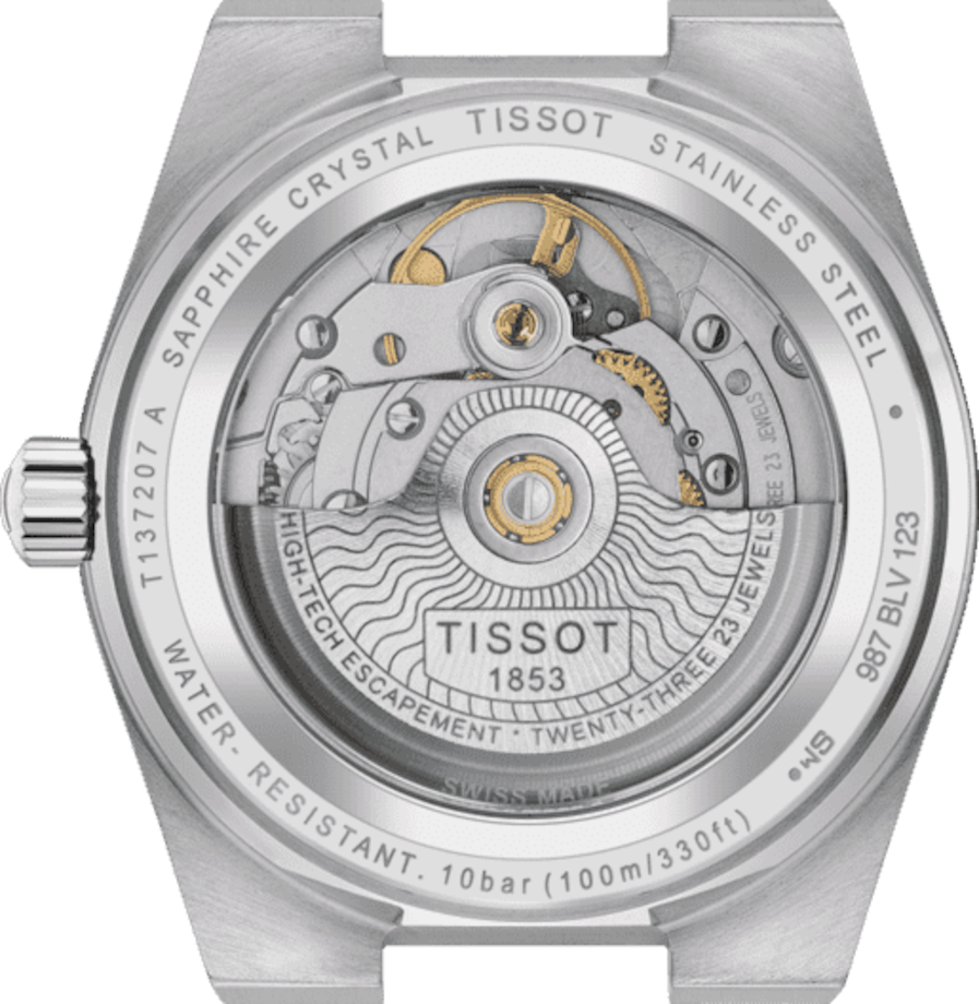Tissot PRX Powermatic 80 Black Dial Silver Steel Strap Watch for Men - T137.207.11.051.00 Buy Now By Tissot