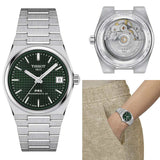 Tissot PRX Powermatic 80 Green Dial Silver Steel Strap Watch for Men - T137.207.11.091.00 Buy Now By Tissot