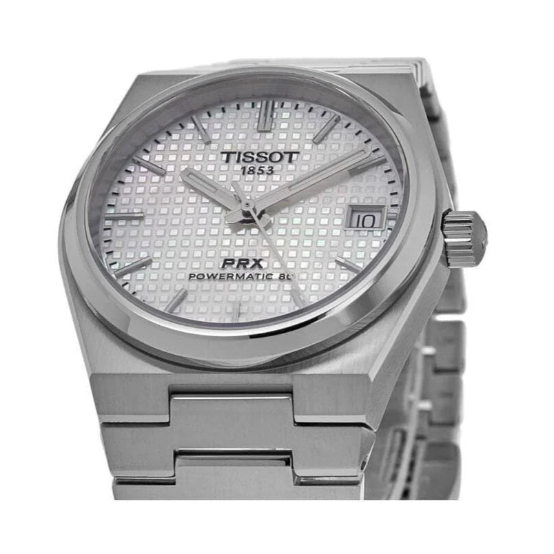 Tissot PRX Powermatic 80 White Dial Silver Steel Strap Watch for Men - T137.207.11.111.00 Buy Now By Tissot