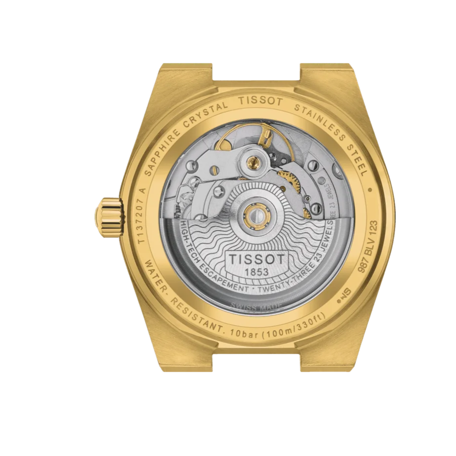 Tissot PRX Powermatic 80 Gold Dial Gold Steel Strap Watch for Men - T137.207.33.021.00 Buy Now By Tissot