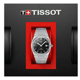 Tissot PRX Powermatic 80 Black Dial Silver Steel Strap Watch For Men - T137.407.11.051.00 Buy Now By Tissot