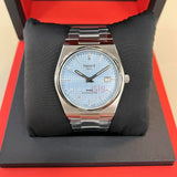 Tissot PRX Powermatic 80 Ice Blue Tiffany Dial Silver Steel Strap Watch for Men - T137.407.11.351.00 Buy Now By Tissot