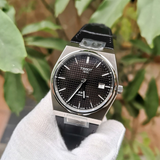 Tissot PRX Powermatic 80 Black Dial Black Leather Strap Watch for Men - T137.407.16.051.00 Buy Now By Tissot