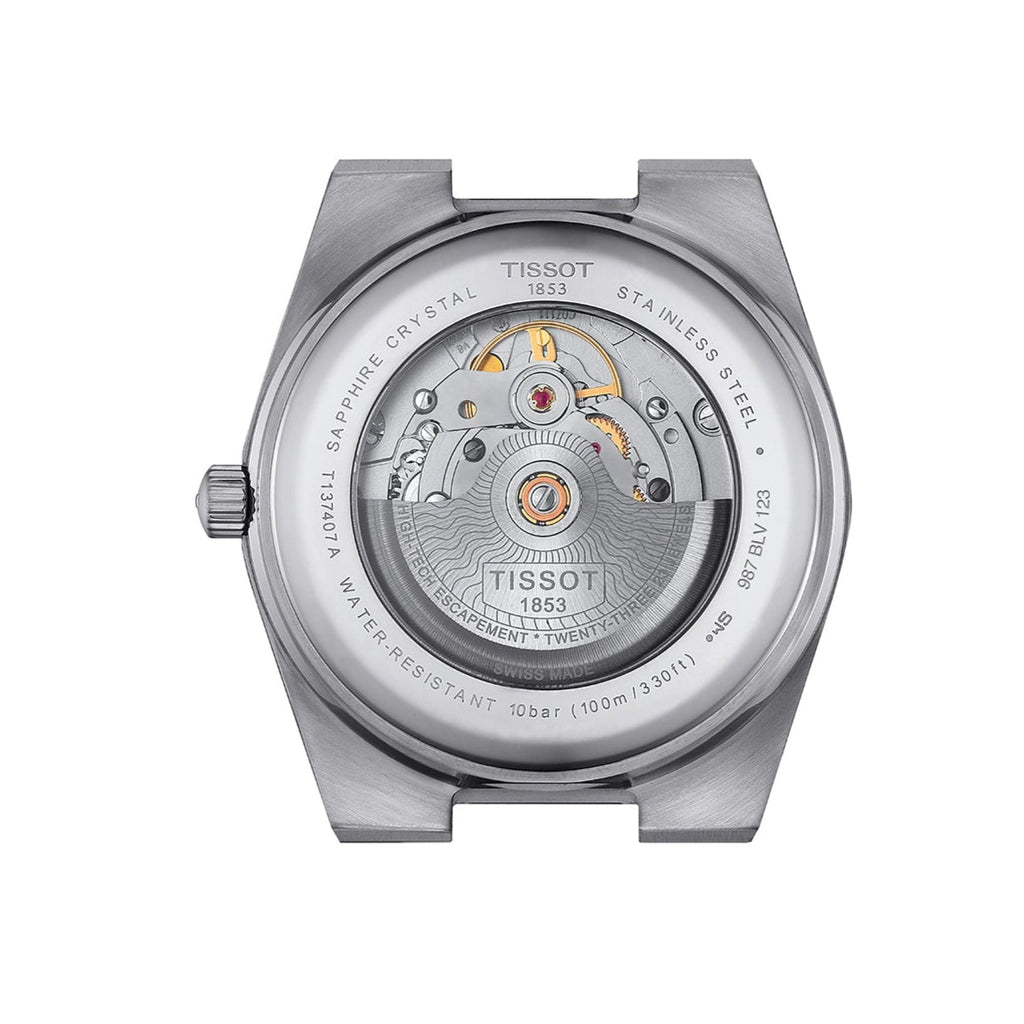 Tissot PRX Powermatic 80 Blue Dial Black Rubber Strap Watch for Men - T137.407.17.041.00 Buy Now By Tissot