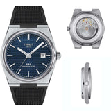 Tissot PRX Powermatic 80 Blue Dial Black Rubber Strap Watch for Men - T137.407.17.041.00 Buy Now By Tissot