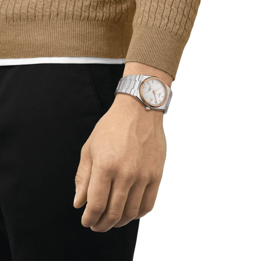 Tissot PRX Powermatic 80 Silver Dial Silver Steel Strap Watch For Men - T1374072203100 Buy Now By Tissot