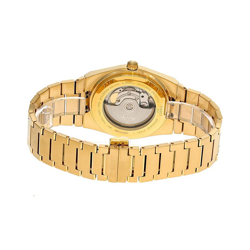 Tissot PRX Powermatic 80 Gold Dial Gold Steel Strap Watch for Men - T137.407.33.021.00 Buy Now By Tissot