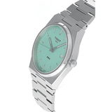 Tissot PRX Quartz Light Green Dial Silver Steel Strap Watch for Men - T137.410.11.091.01 Buy Now By Tissot