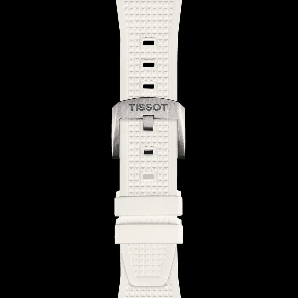 Tissot PRX 40 White Dial White Rubber Strap Watch For Men - T137.410.17.011.00 Buy Now By Tissot