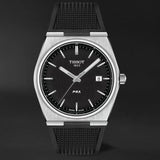 Tissot PRX Black Dial Black Rubber Strap Watch For Men - T137.410.17.051.00 Buy Now By Tissot