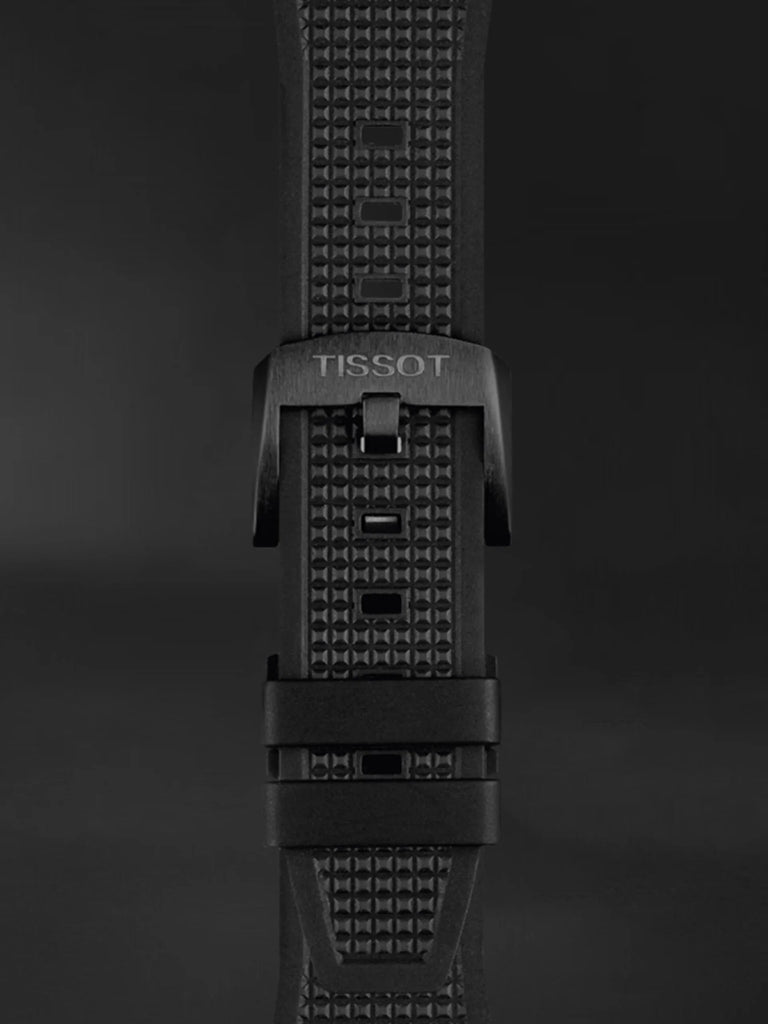 Tissot PRX Powermatic 80 Carbon Black Dial Black Rubber Strap Watch for Men - T137.907.97.201.00 Buy Now By Tissot