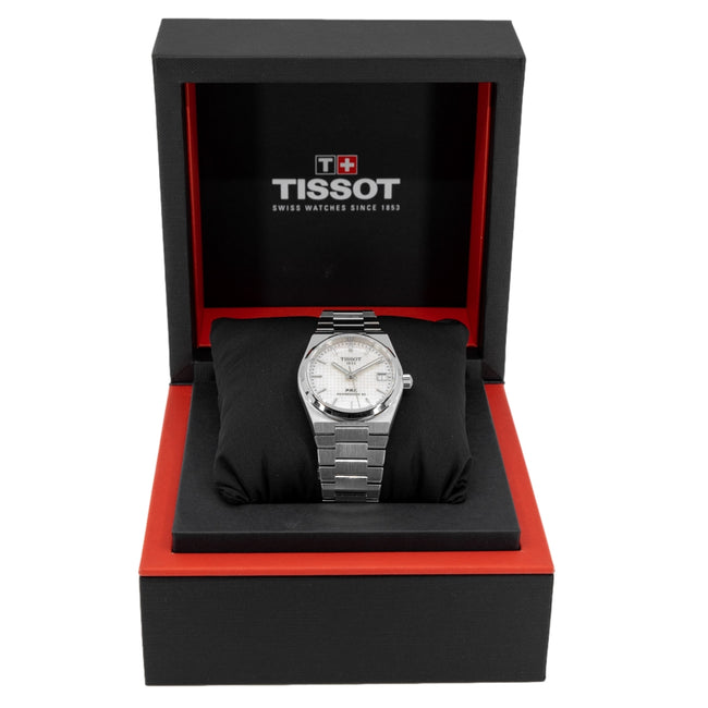 Tissot PRX Powermatic 80 White Dial Silver Steel Strap Watch for Men - T137.207.11.111.00 Buy Now By Tissot