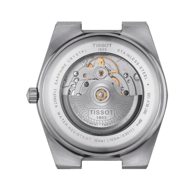 Tissot PRX Powermatic 80 Black Dial Black Leather Strap Watch for Men - T137.407.16.051.00 Buy Now By Tissot