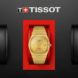 Tissot PRX Powermatic 80 Gold Dial Gold Steel Strap Watch for Men - T137.407.33.021.00 Buy Now By Tissot