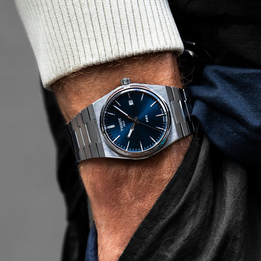 Tissot PRX Powermatic 80 Blue Dial Silver Steel Strap Watch for Men - T137.407.11.041.00 Buy Now By Tissot