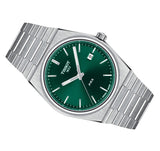 Tissot PRX Green Dial Silver Steel Strap Watch For Men - T137.410.11.091.00 Buy Now By Tissot