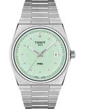 Tissot PRX Quartz Light Green Dial Silver Steel Strap Watch for Men - T137.410.11.091.01 Buy Now By Tissot