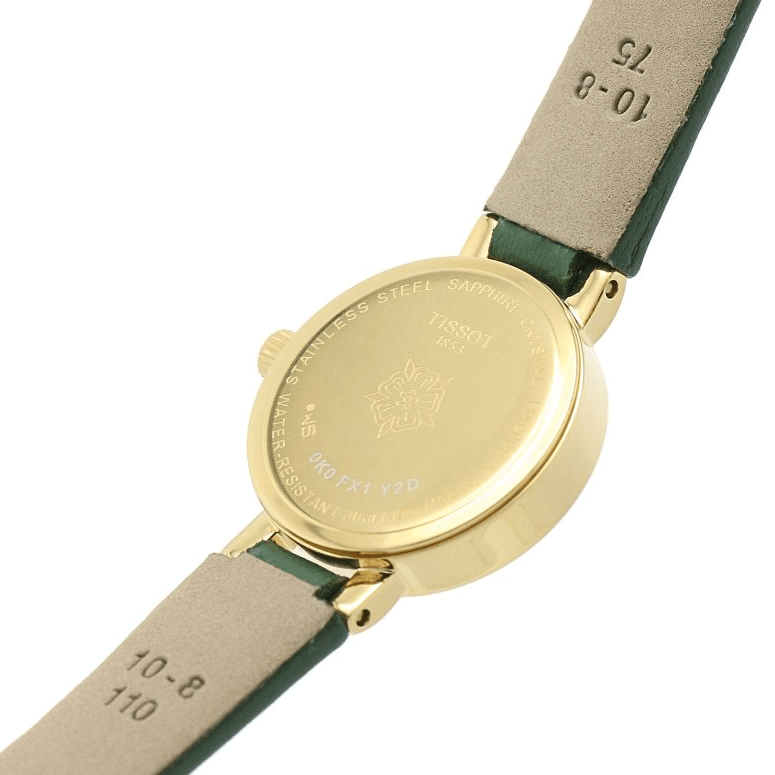 Tissot Lovely Round Green Mother of Pearl Dial Green Leather Strap Watch for Women - T140.009.36.091.00 Buy Now By Tissot