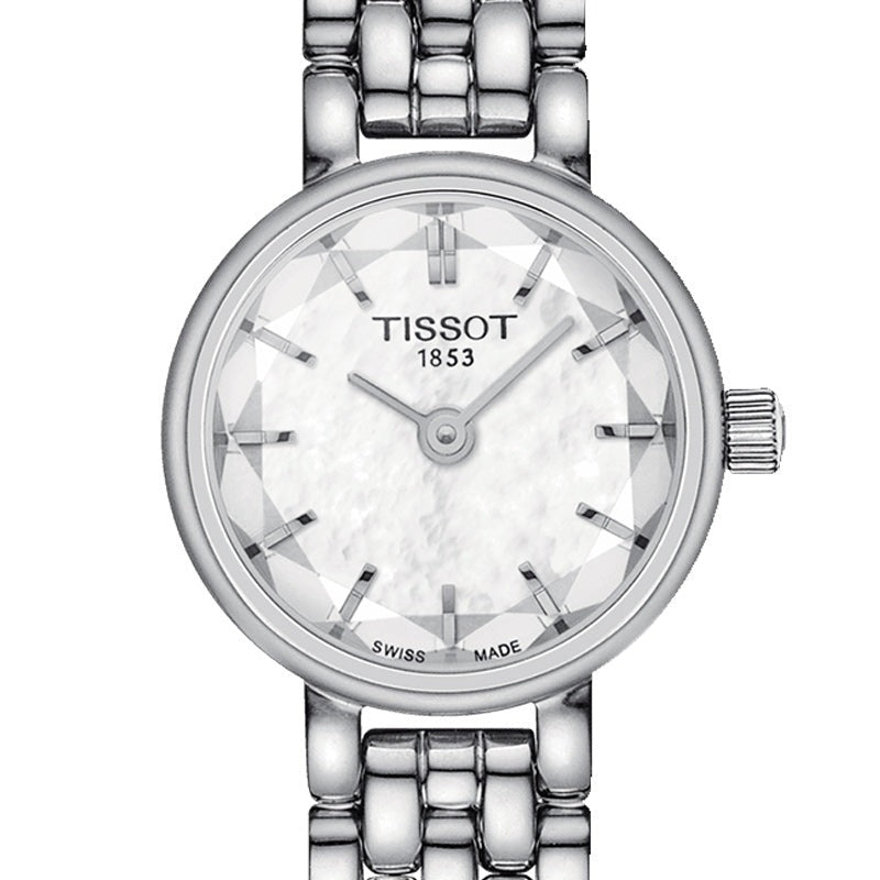 Tissot T Lovely Mother of Pearl Dial Silver Steel Strap Watch for Women - T140.009.11.111.00 Buy Now By Tissot