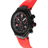 Tissot T Race Chronograph Black Dial Red Rubber Strap Watch For Men - T141.417.37.057.01 Buy Now By Tissot