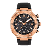 Tissot T Race Chronograph Black Dial Black Rubber Strap Watch For Men - T141.417.37.051.00 Buy Now By Tissot