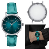 Tissot Everytime Lady Green Dial Green Leather Strap Watch for Women - T143.210.17.091.00 Buy Now By Tissot