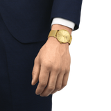 Tissot Everytime Gent Gold Dial Gold Mesh Bracelet Watch for Men - T143.410.33.021.00 Buy Now By Tissot
