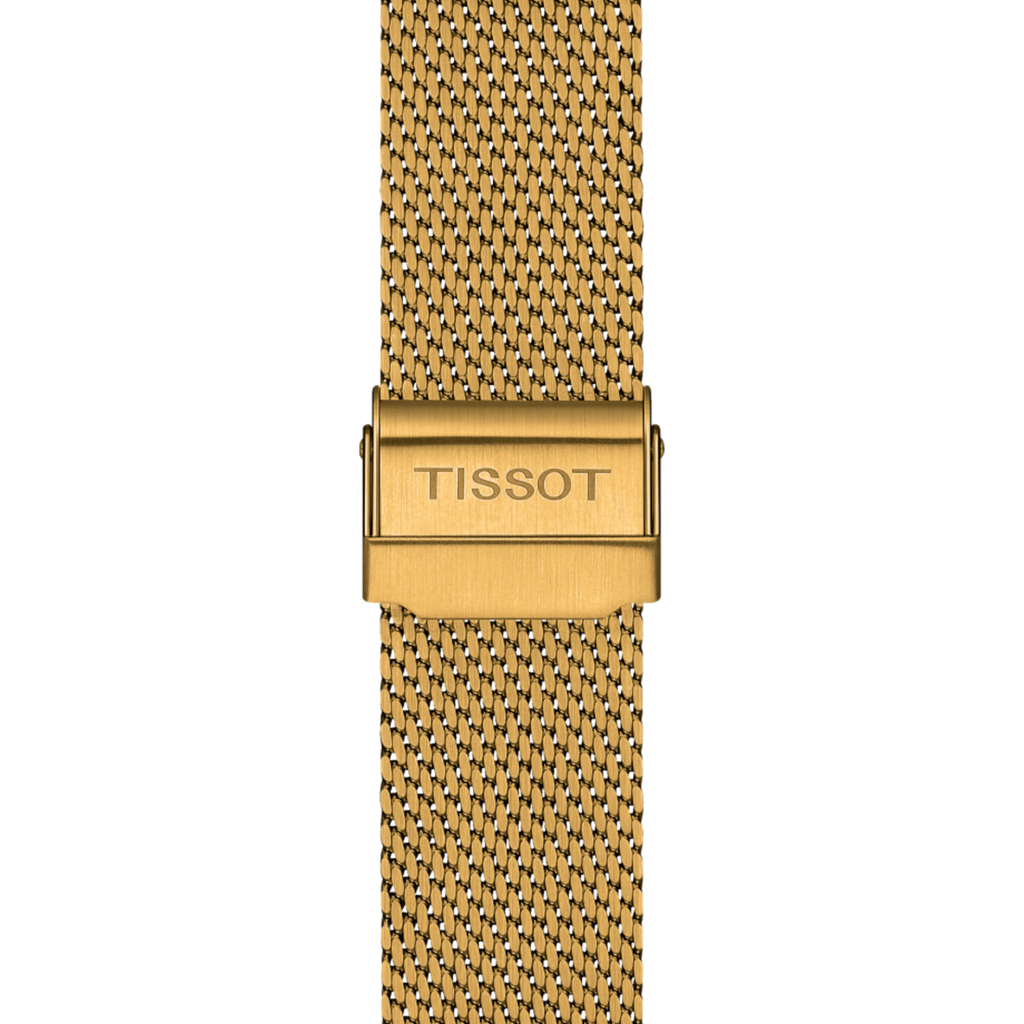 Tissot Everytime Gent Gold Dial Gold Mesh Bracelet Watch for Men - T143.410.33.021.00 Buy Now By Tissot