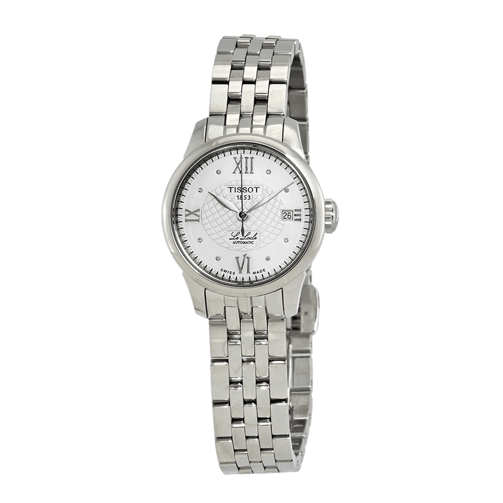 Tissot Le Locle Automatic Lady Silver Dial Silver Steel Strap Watch For Women - T41.1.183.16 Buy Now By Tissot