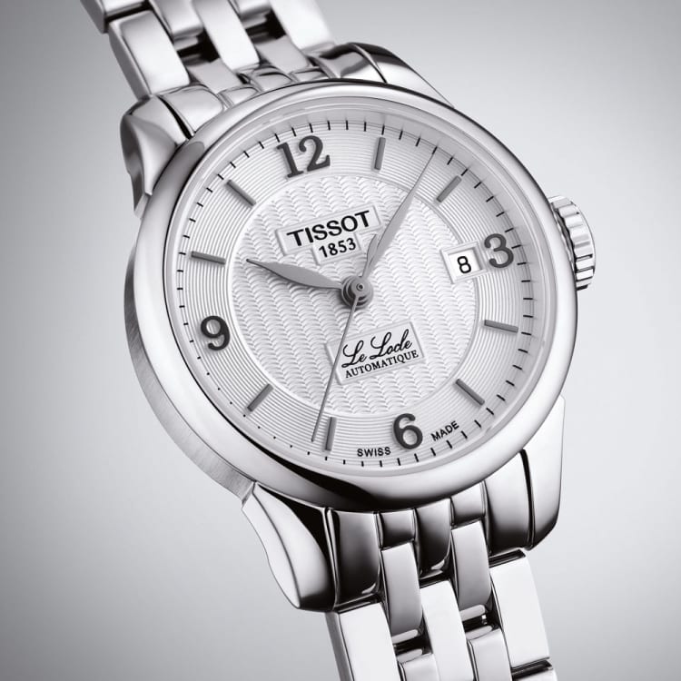 Tissot Le Locle Small Lady Automatic Silver Dial Silver Steel Strap Watch For Women - T41.1.183.34 Buy Now By Tissot