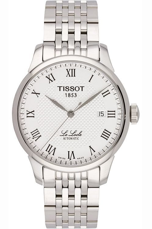 Tissot T Classic Le Locle Automatic White Dial Silver Steel Strap Watch For Men - T41.1.483.33 Buy Now By Tissot