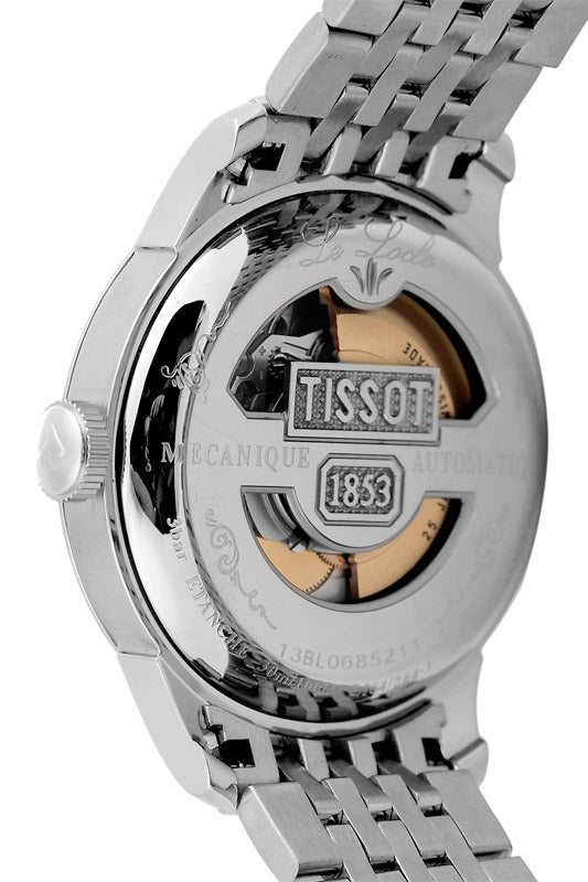 Tissot T Classic Le Locle Powermatic 80 Black Dial Silver Steel Strap Watch For Women - T41.1.483.53 Buy Now By Tissot