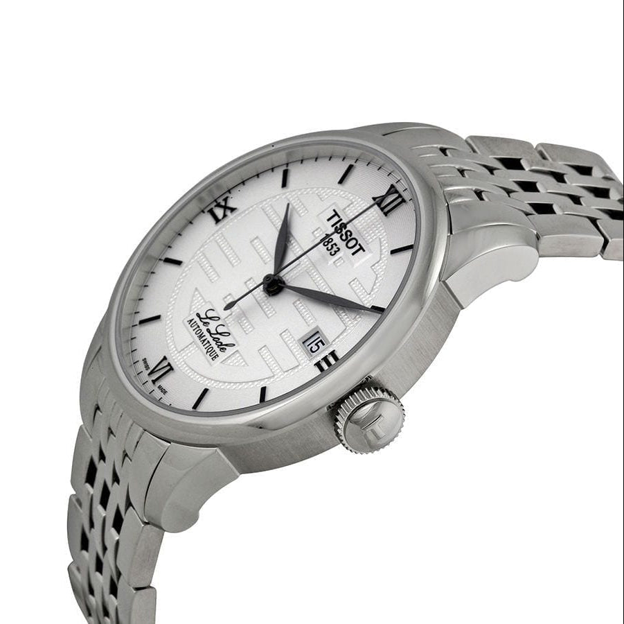 Tissot Le Locle Double Happiness Automatic Silver Dial Silver Steel Strap Watch For Men - T41.1.833.50 Buy Now By Tissot