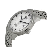 Tissot Le Locle Double Happiness Automatic Silver Dial Silver Steel Strap Watch For Men - T41.1.833.50 Buy Now By Tissot