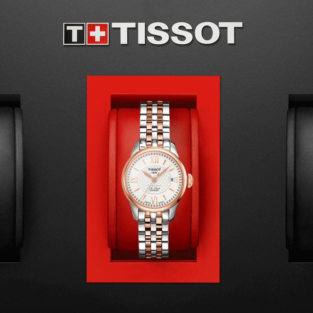 Tissot Le Locle Automatic Small Lady Silver Dial Two Tone Steel Strap Watch For Women - T41.2.183.33 Buy Now By Tissot